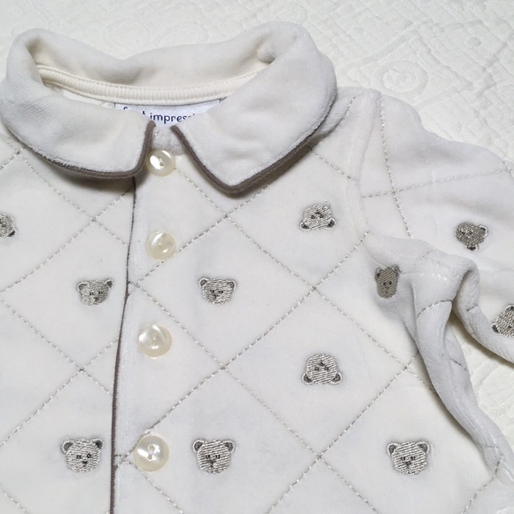 0-3m (5/$20) Velour Light Jacket/Cardigan by First Impressions - Picture 7 of 15